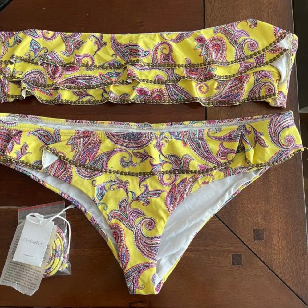 OndadeMar Bikini Size M Top & Bottom